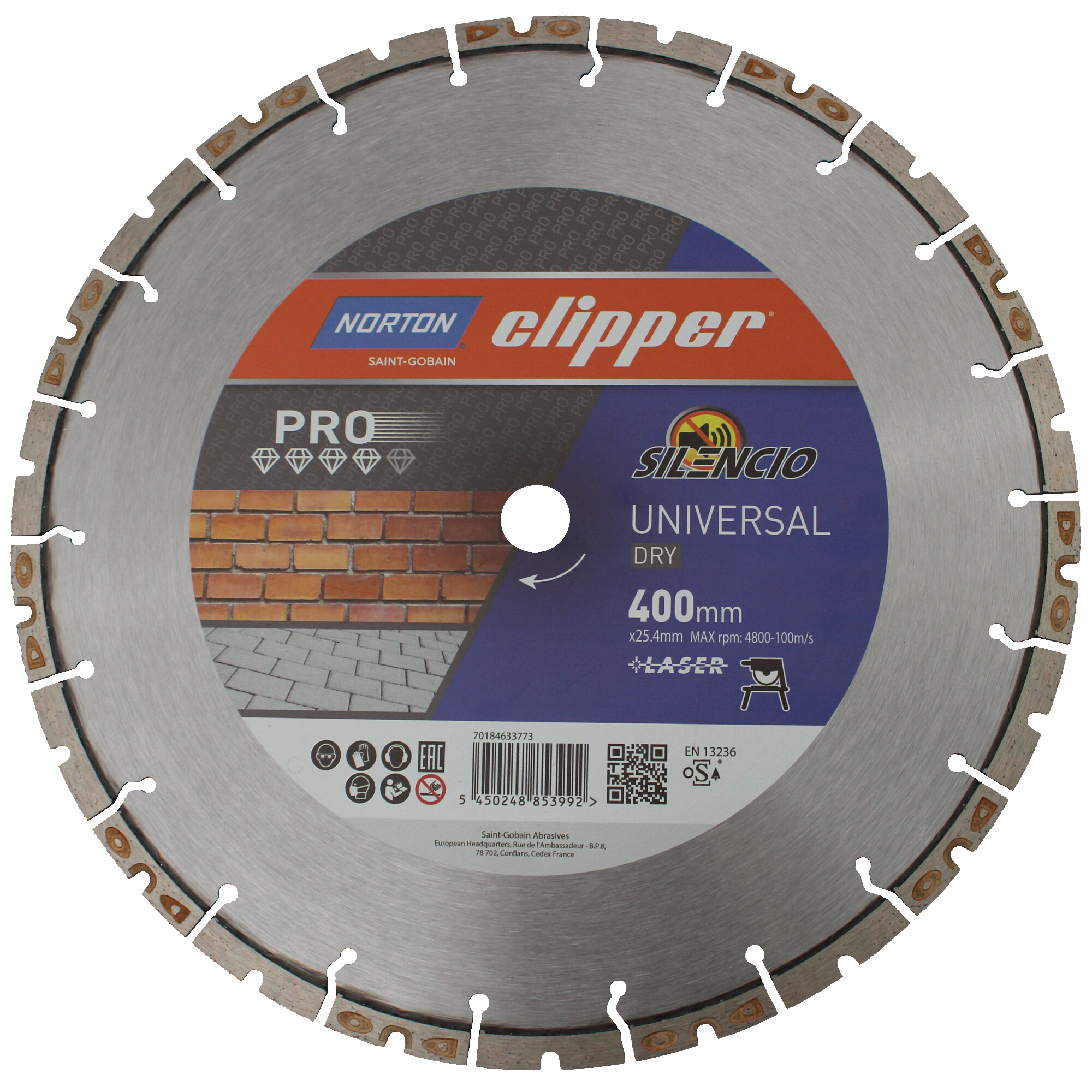 Diamantscheibe Pro Universal Silencio Dry
